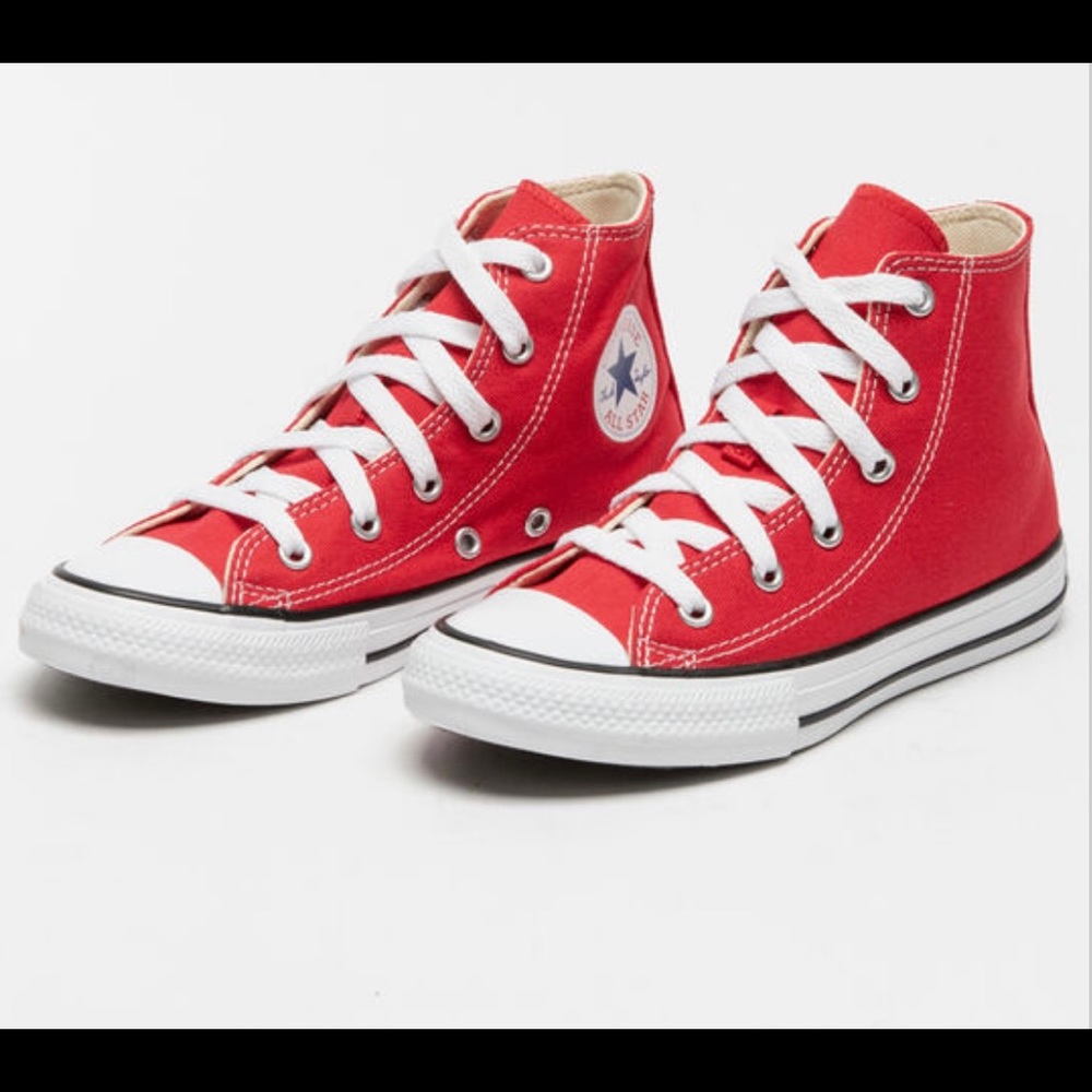 Red Hightop Converse